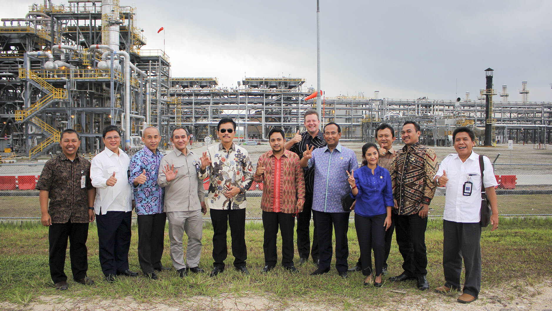 Indonesia House of Representative Commission VII visit to the Banyu Urip oil field