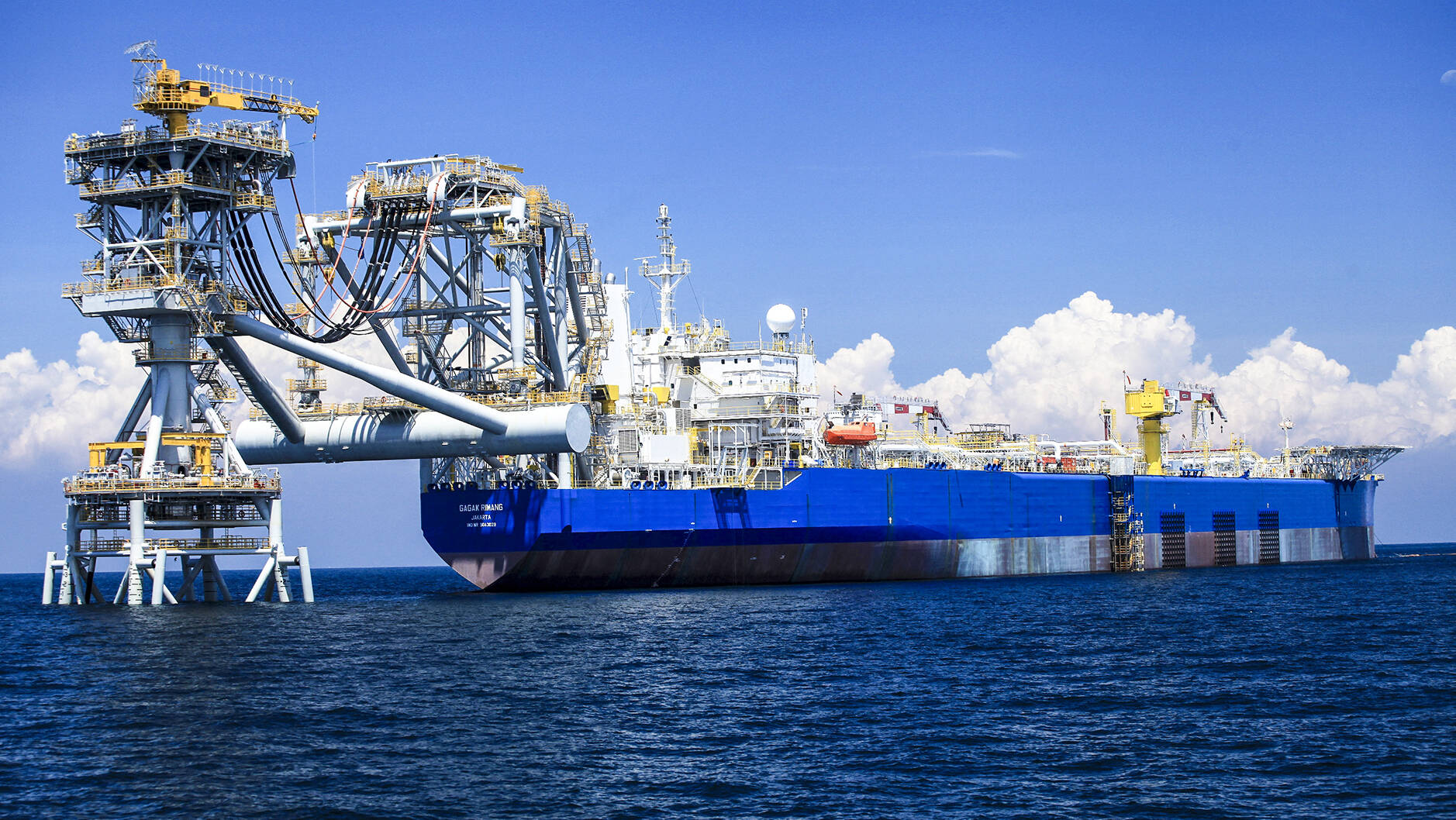 The FSO Gagak Rimang can hold a total of 2.1 million barrels