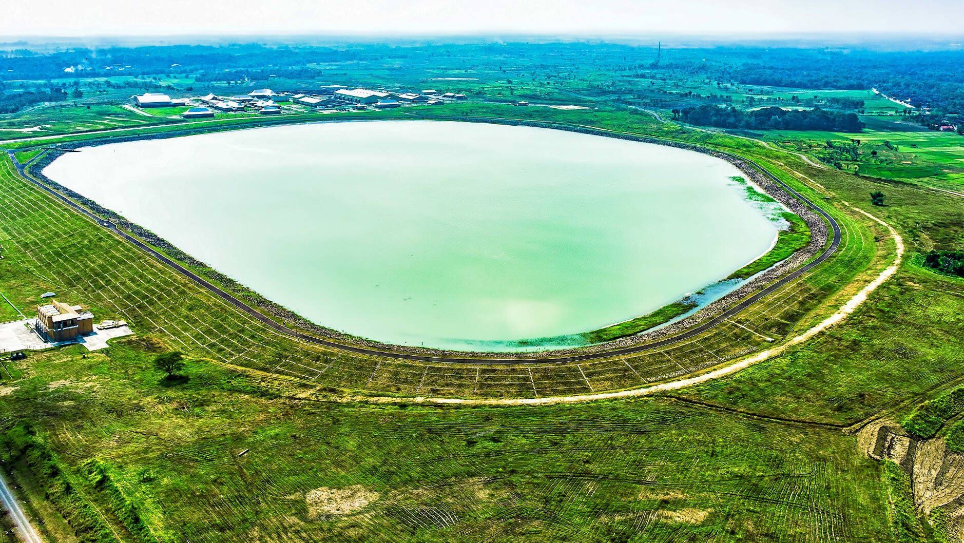 Waduk penyimpanan air Lapangan Banyu Urip